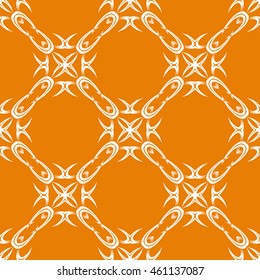 Abstract seamless pattern of orange color for wallpapers and background.
