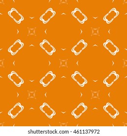 Abstract seamless pattern of orange color for wallpapers and background.
