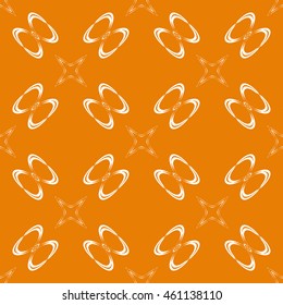 Abstract seamless pattern of orange color for wallpapers and background.
