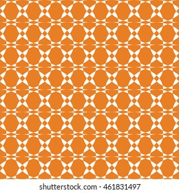 Abstract seamless pattern of orange color for wallpapers and background.