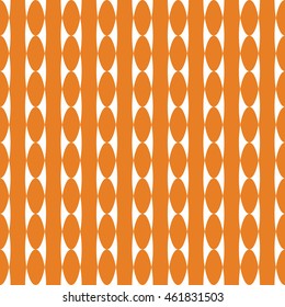 Abstract seamless pattern of orange color for wallpapers and background.