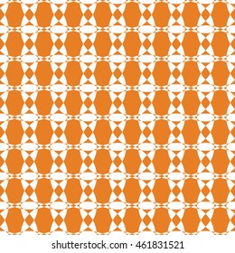 Abstract seamless pattern of orange color for wallpapers and background.