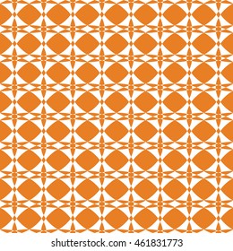 Abstract seamless pattern of orange color for wallpapers and background.