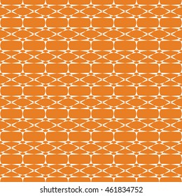 Abstract seamless pattern of orange color for wallpapers and background.
