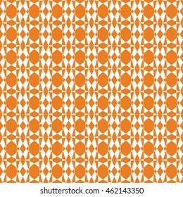 Abstract seamless pattern of orange color for wallpapers and background.