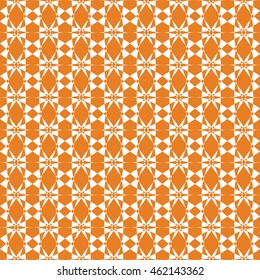 Abstract seamless pattern of orange color for wallpapers and background.