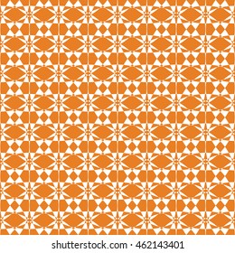 Abstract seamless pattern of orange color for wallpapers and background.