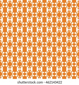 Abstract seamless pattern of orange color for wallpapers and background.