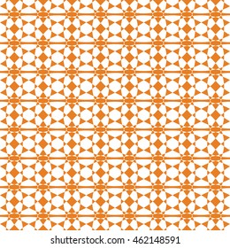 Abstract seamless pattern of orange color for wallpapers and background.
