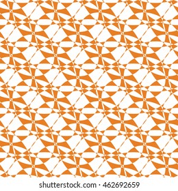 Abstract seamless pattern of orange color for wallpapers and background.