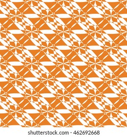Abstract seamless pattern of orange color for wallpapers and background.