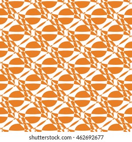 Abstract seamless pattern of orange color for wallpapers and background.