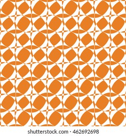 Abstract seamless pattern of orange color for wallpapers and background.