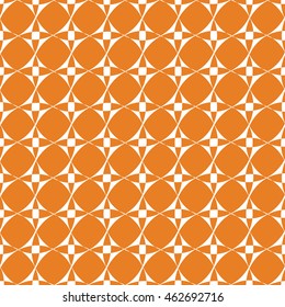 Abstract seamless pattern of orange color for wallpapers and background.