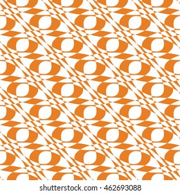 Abstract seamless pattern of orange color for wallpapers and background.