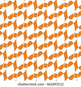 Abstract seamless pattern of orange color for wallpapers and background.