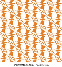 Abstract seamless pattern of orange color for wallpapers and background.