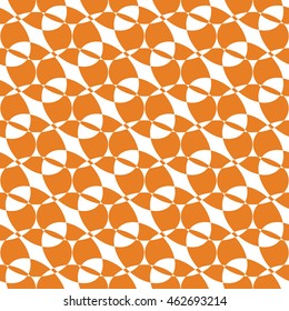 Abstract seamless pattern of orange color for wallpapers and background.