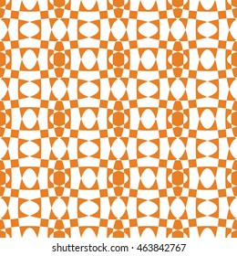 Abstract seamless pattern of orange color for wallpapers and background.
