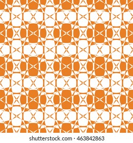 Abstract seamless pattern of orange color for wallpapers and background.
