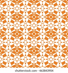 Abstract seamless pattern of orange color for wallpapers and background.
