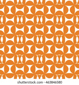 Abstract seamless pattern of orange color for wallpapers and background.