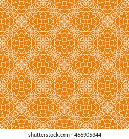 Abstract seamless pattern of orange color for wallpapers and background.
