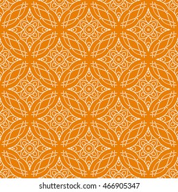 Abstract seamless pattern of orange color for wallpapers and background.
