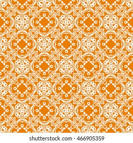 Abstract seamless pattern of orange color for wallpapers and background.
