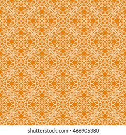 Abstract seamless pattern of orange color for wallpapers and background.
