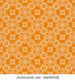 Abstract seamless pattern of orange color for wallpapers and background.
