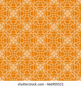 Abstract seamless pattern of orange color for wallpapers and background.
