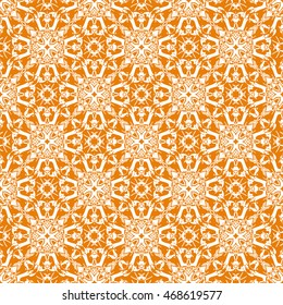 Abstract seamless pattern of orange color for wallpapers and background.