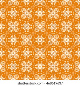 Abstract seamless pattern of orange color for wallpapers and background.
