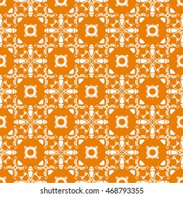 Abstract seamless pattern of orange color for wallpapers and background.