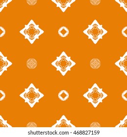 Abstract seamless pattern of orange color for wallpapers and background.