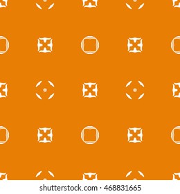 Abstract seamless pattern of orange color for wallpapers and background.