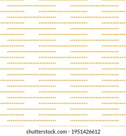 Abstract Seamless Pattern Orange Doodle Background Vector