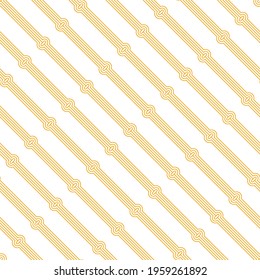 Abstract Seamless Pattern Orange Doodle Background Vector