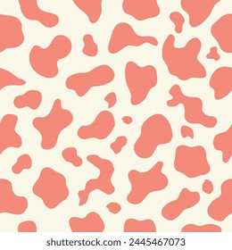 Abstract seamless pattern with organic shapes. Vector illustration for design or print