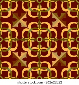 Abstract seamless pattern in Oriental style.