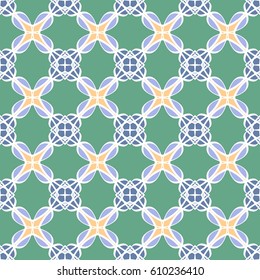 Abstract seamless pattern. In oriental style.