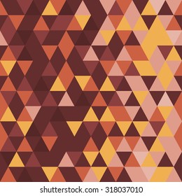 Abstract seamless pattern. Origami ornament. Geometric backdrop. Polygonal crystal texture. Triangular texture.