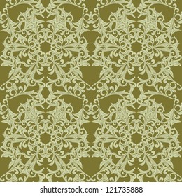 Abstract seamless pattern with ornament