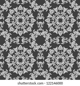 Abstract seamless pattern with ornament