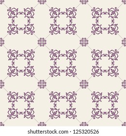 Abstract seamless pattern with ornament