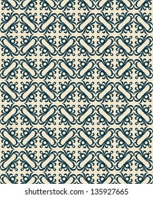 Abstract seamless pattern with ornament