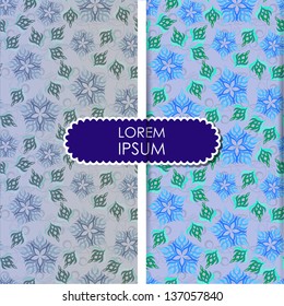 Abstract seamless pattern with ornament