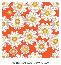Abstract seamless pattern ornament for background