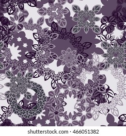 Abstract seamless pattern ornament. Mandala repeat pattern. Vintage background. Vector illustration.